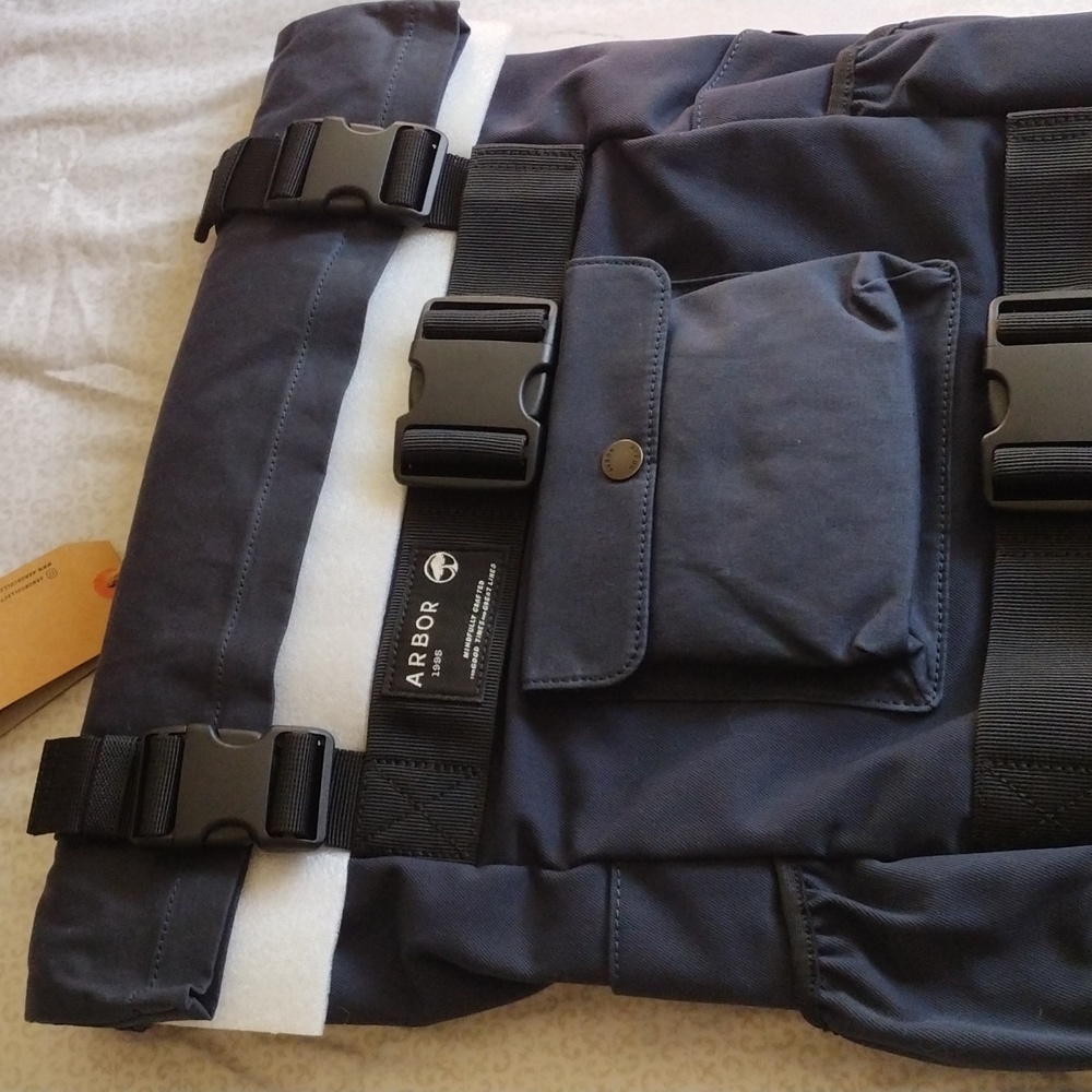 Arbor Cargo Roll top backpack NWT - Picture 11 of 11